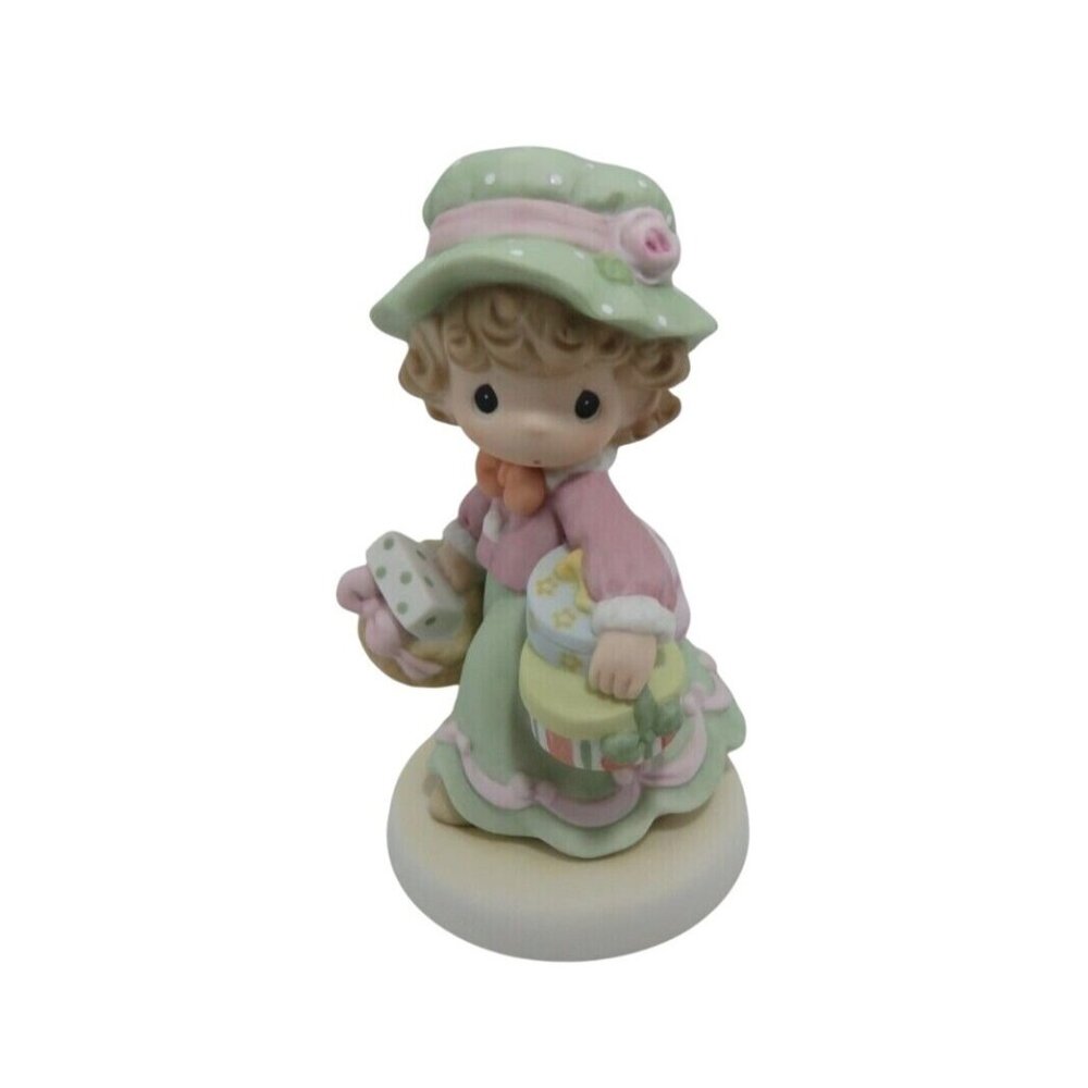PRECIOUS MOMENTS "Sure Could Use Less Hustle & Bustle" Figurine By Enesco 2000 B